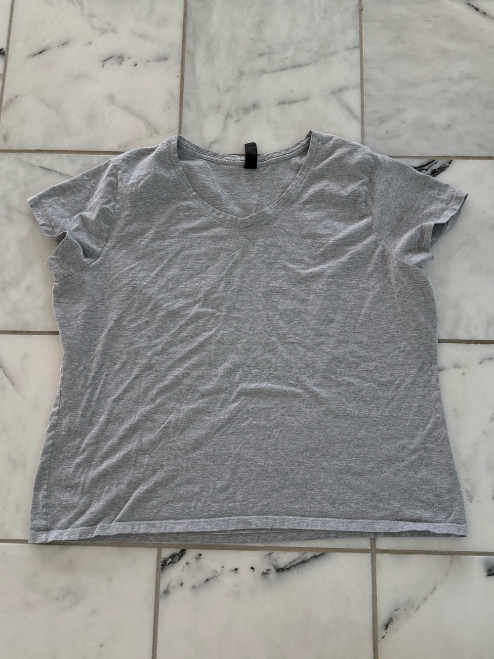 Grey V-Neck T-Shirt